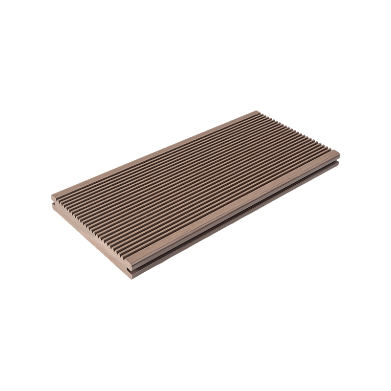 Papan Lantai Komposit Plastik Kayu Decking WPC Padat