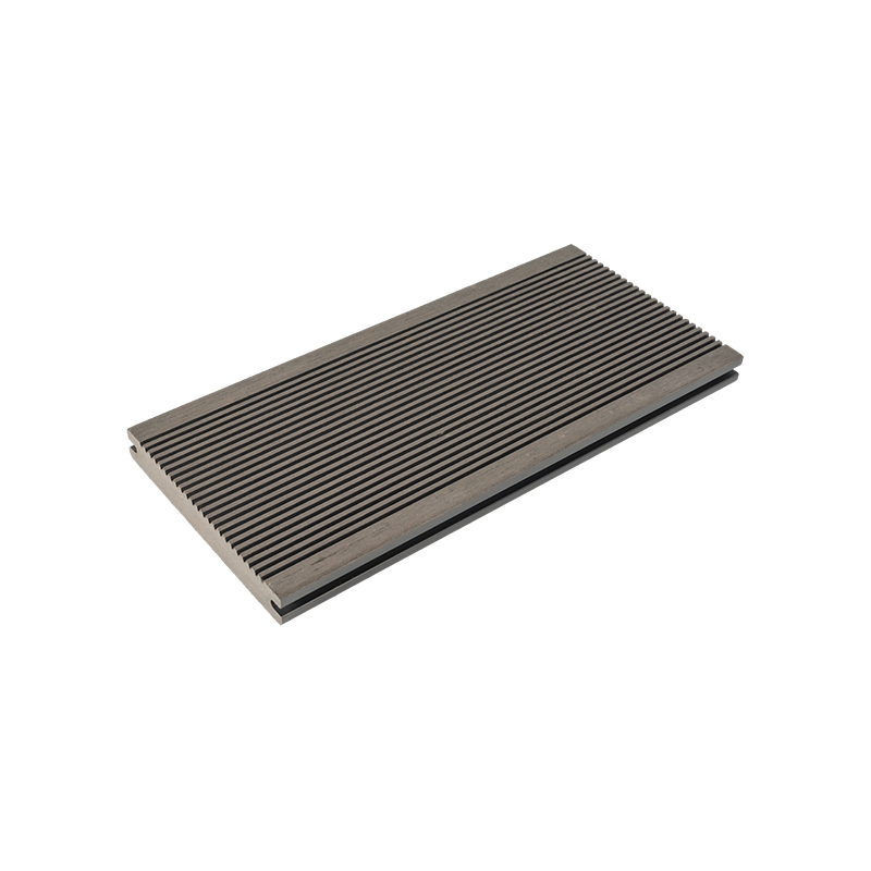 Papan Lantai Komposit Plastik Kayu Decking WPC Padat
